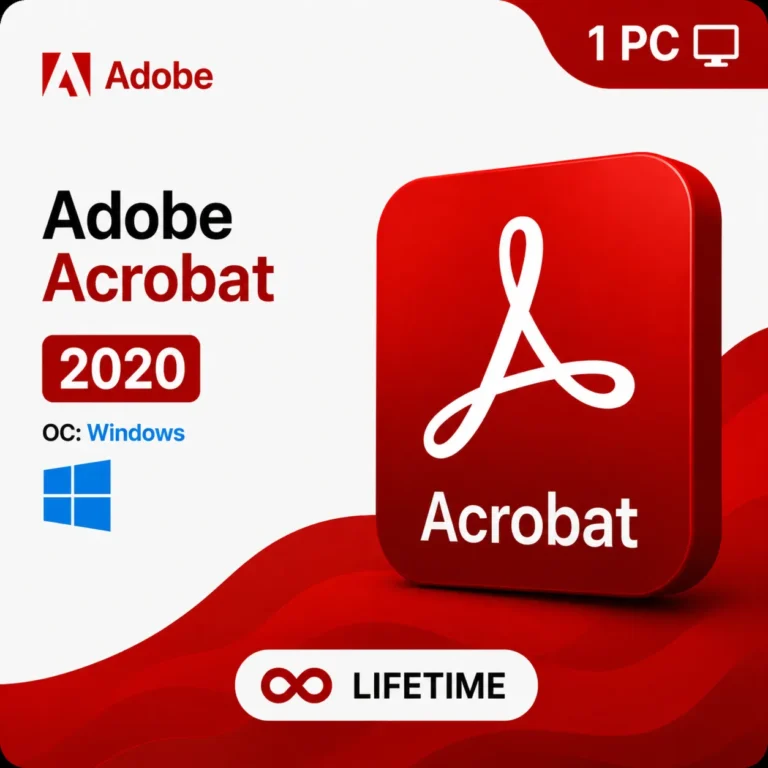 Adobe Acrobat 2020 Windows 1 Device Lifetime