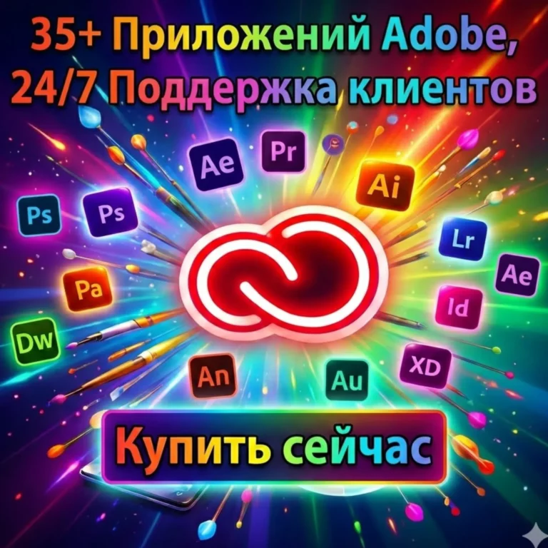 Adobe CC Pro на 1 месяц Личный индивидуальный аккаунт Полная гарантия