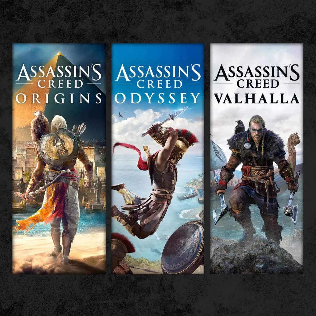 Assassin s Creed Trilogy: Origins + Odyssey + Valhalla