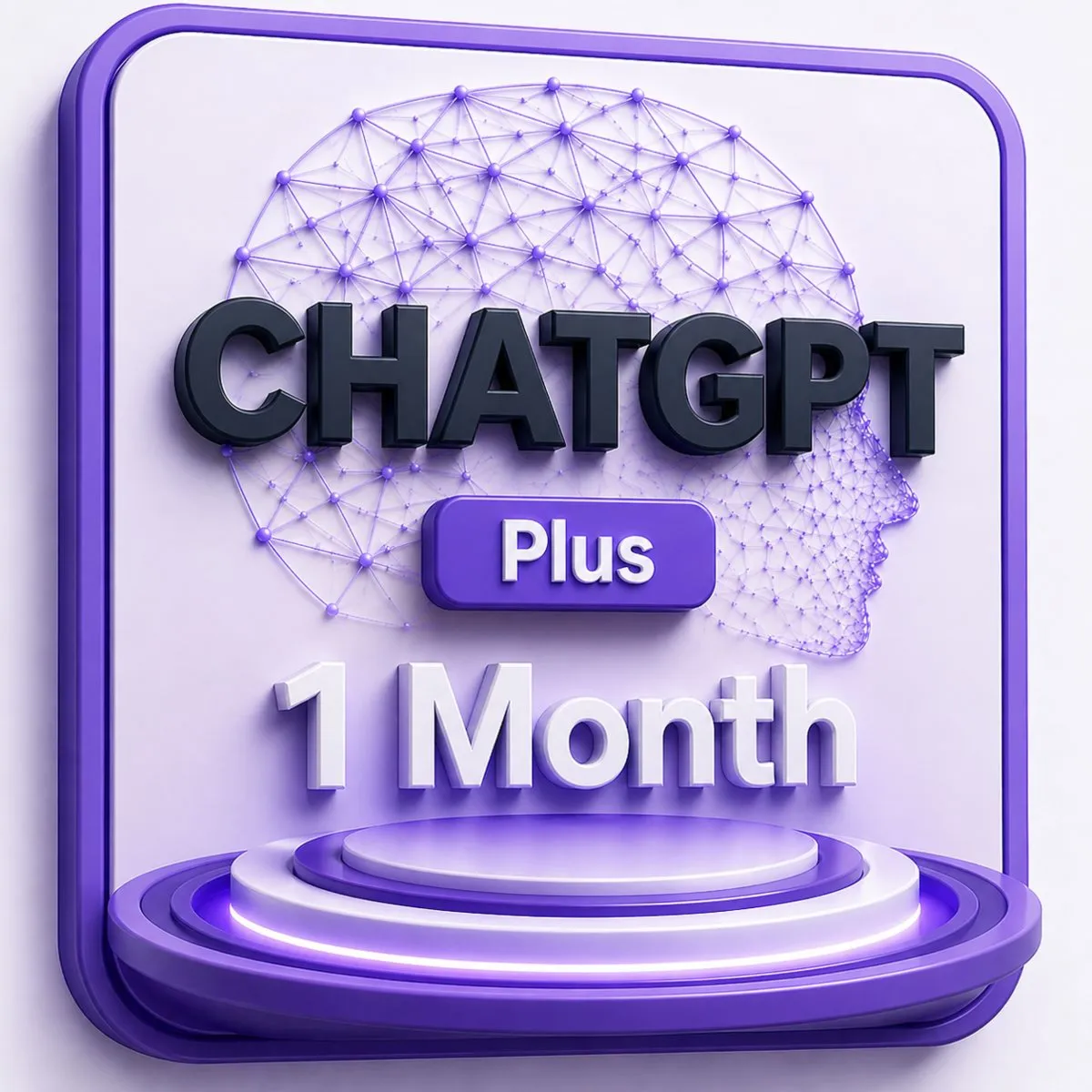 ChatGPT Plus 1 месяц Личный аккаунт
