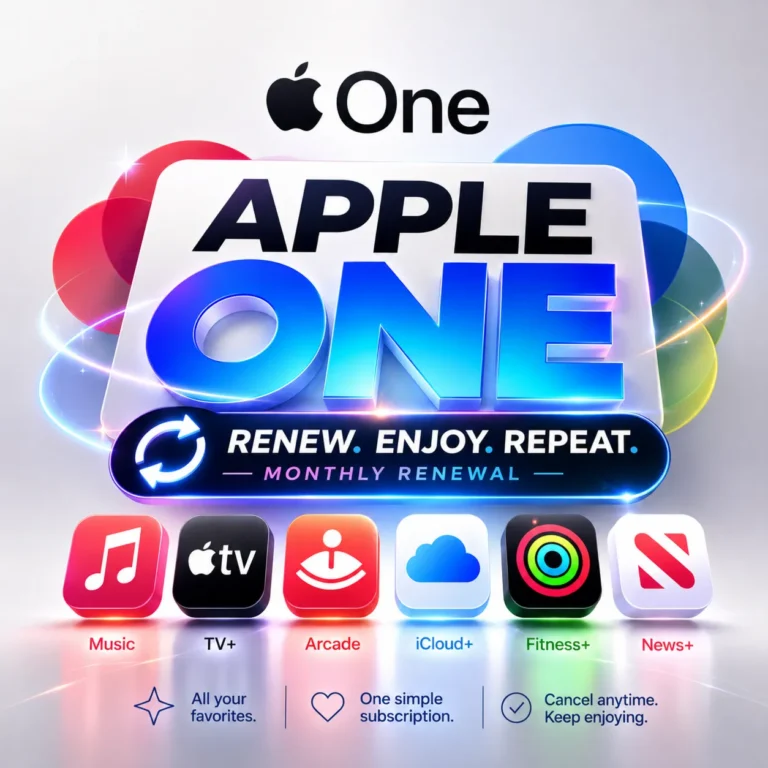 Apple One Активация на 2 месяца Apple Music-TV-iCloud