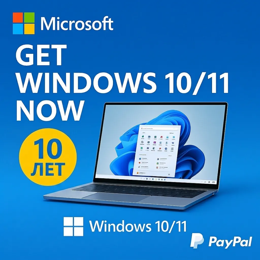 WINDOWS 11/10 PRO/Home Оригинал! [Retail/OEM] Чек ФЗ Лицензионный ключ купить