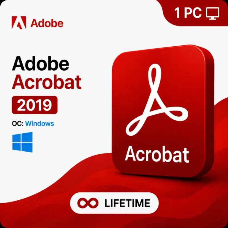 Adobe Acrobat Pro DC 2019 Windows 1 Device Lifetime