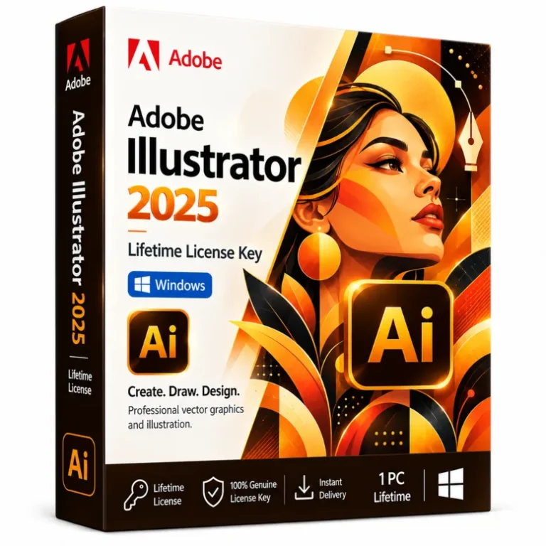 Adobe Illustrator 2025 Глобальная лицензия Windows Мгновенная доставка