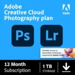 Adobe Creative Cloud Photography Plan Subscription (1 TB) (12 МЕСЯЦЕВ) США