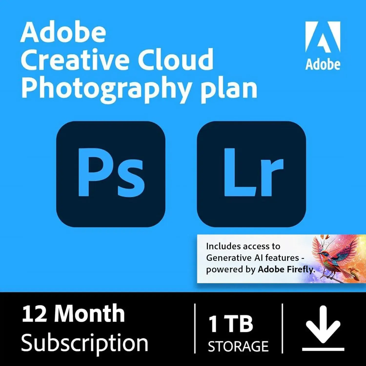 Adobe Creative Cloud Photography Plan Subscription (1 TB) (12 МЕСЯЦЕВ) США