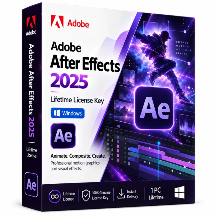 Adobe After Effects 2025 Бессрочная лицензия Windows PC