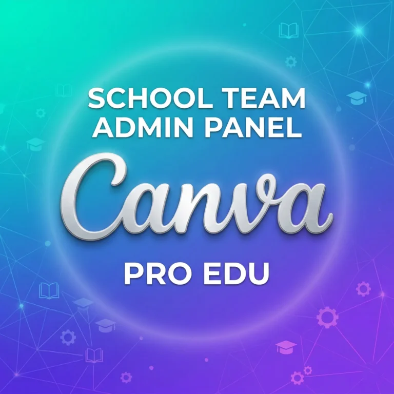 Панель администратора команды Canva Pro Edu для школ Личный аккаунт